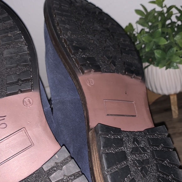 NWOT SHEFFIELD NAVY SUEDE WORK BOOT - Picture 10 of 11